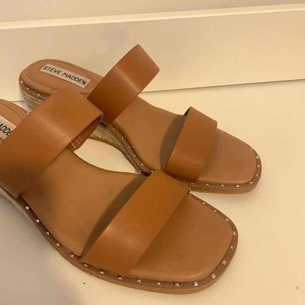 Brown Wedge Sandal